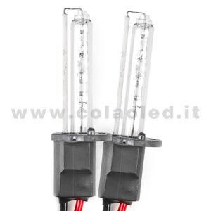 COPPIA LAMPADE XENON H1 HID 55W 6000K TECNOLOGIA XENON MAGGIORATO H1