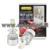 H7 15000LM 5800K KIT LED 12V CANBUS 2 LAMPADE BIANCO FREDDO 72W KIT LED COLAOLED CANBUS H7