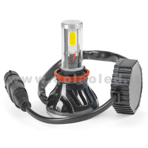 H9 CANBUS KIT LED 1 LAMPADA 9000LM  SCELTA POWER 40W CON TRASFORMATORI CANBUS H9