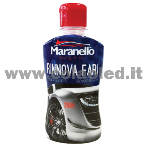 Gel crema rinnova fari 250 ML pulitore lucidante rinnovatore ossidazione plastica fanali