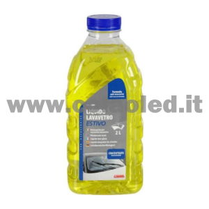 Liquido Lavavetri Giallo Concentrato 1lt Sgrassante Pulizia Vaschetta Tergicristalli elimina insetti