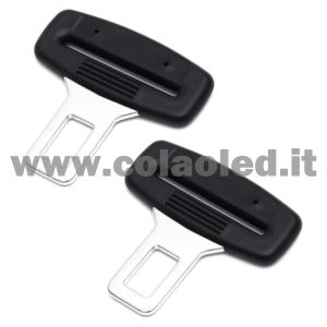 2 Clip ricambi cintura per auto accessori camion e camper cancio sotituzione cinture di sicurezza 2 ganci ricambio