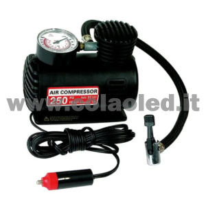 Mini compressore 250 psi portatile gonfiatore pneumatico presa accendi sigari ruote auto moto bici camion pneumatici 12v con filo