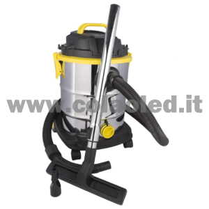 Aspirapolvere a bidone industriale PROFESSIONALE a umido e secco aspiraliquidi con filo 220v 25L