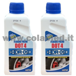 OLIO FRENI DOT 4 250 ML IMPIANTI FRENANTI FLUIDO FRENI CON ABS O SENZA AUTO MOTO