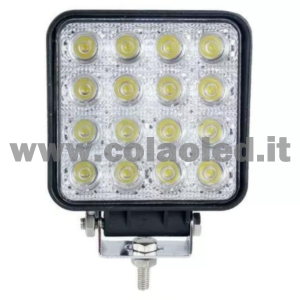 Super Bright auto LED faretto 48 W tetto lampada fuoristrada lampada Refit paraurti anteriore Escavatore lavoro luce retromarcia luce bianca